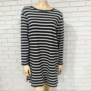lou & grey cozy cotton terry pocket dress Lou & Grey Tropical Cozy Beach Cotton Terry Pocket Dress Women's M